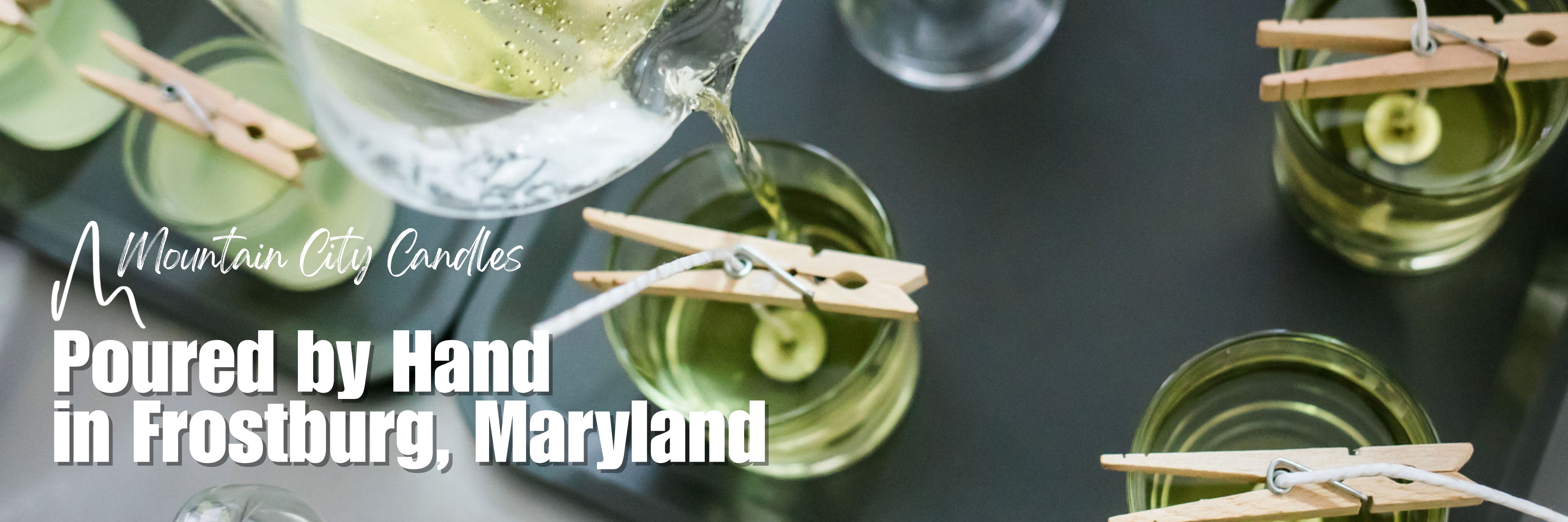 soy wax candles hand made in maryland